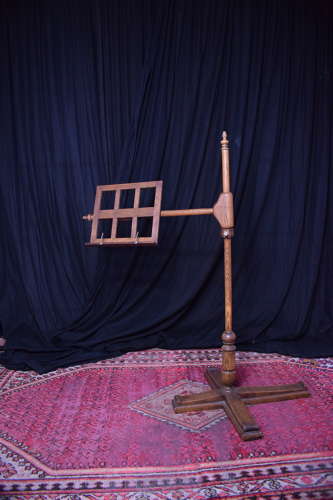 One of a kind hand made oak music stand