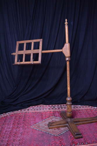 One of a kind hand made oak music stand