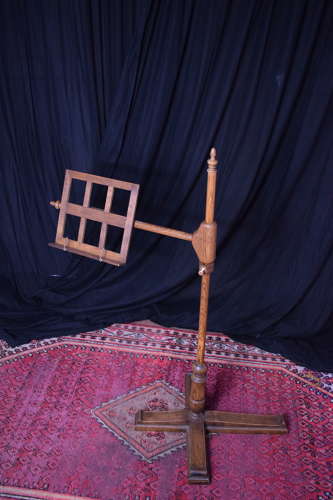 One of a kind hand made oak music stand