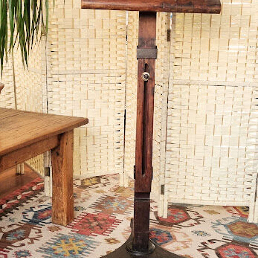 Victorian mahogany adjustable Lectern